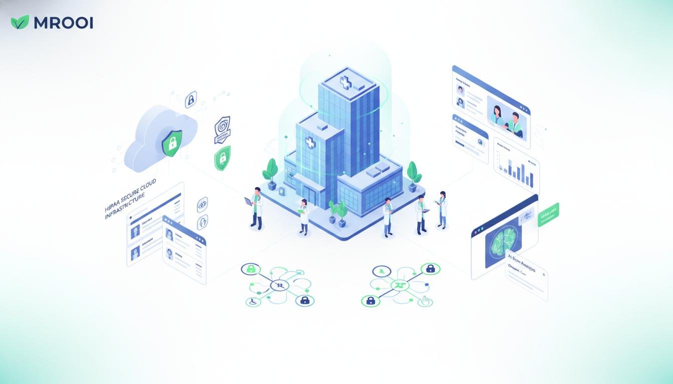 Healthcare professional using digital patient portal